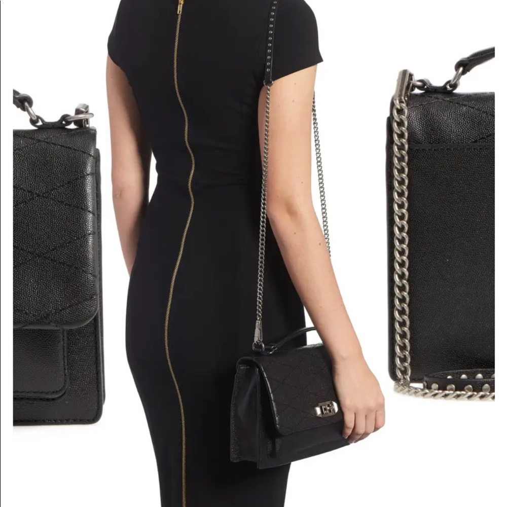 Rebecca Minkoff Je T’iame Black and silver crossbody. Medium sized. - Picture 5 of 5